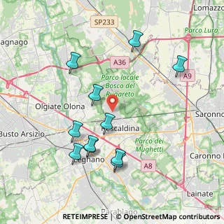 Mappa Via Don Luigi Sormani, 20027 Rescaldina MI, Italia (4.02455)