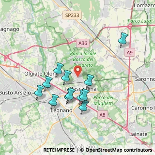 Mappa Via Don Luigi Sormani, 20027 Rescaldina MI, Italia (3.47833)