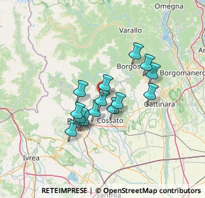 Mappa Frazione Falcero, 13825 Valle Mosso BI, Italia (10.22)