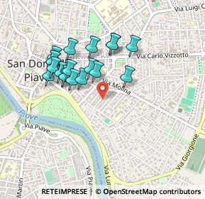 Mappa Via Fausto Guiotto, 30027 San Donà di Piave VE, Italia (0.4085)