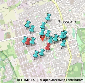 Mappa Via Casiraghi e Riboldi, 20853 Biassono MB, Italia (0.3395)