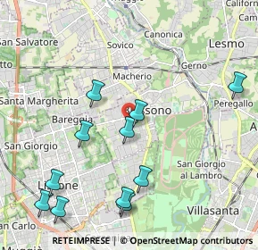 Mappa Via Casiraghi e Riboldi, 20853 Biassono MB, Italia (2.30364)