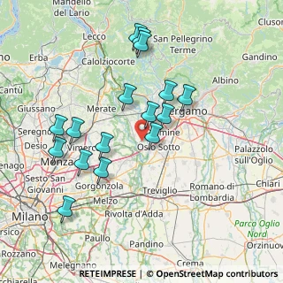 Mappa Via S. Fermo, 24042 Capriate San Gervasio BG, Italia (14.74688)