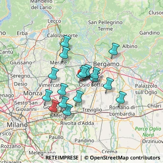 Mappa Via S. Fermo, 24042 Capriate San Gervasio BG, Italia (11.22118)