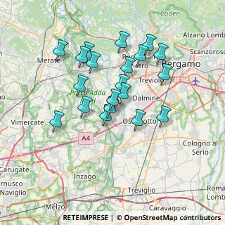 Mappa Via S. Fermo, 24042 Capriate San Gervasio BG, Italia (6.301)