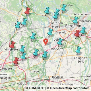 Mappa Via S. Fermo, 24042 Capriate San Gervasio BG, Italia (10.2885)