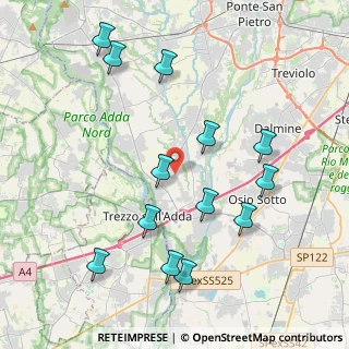 Mappa Via S. Fermo, 24042 Capriate San Gervasio BG, Italia (4.39)