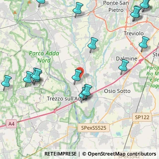 Mappa Via S. Fermo, 24042 Capriate San Gervasio BG, Italia (5.775)