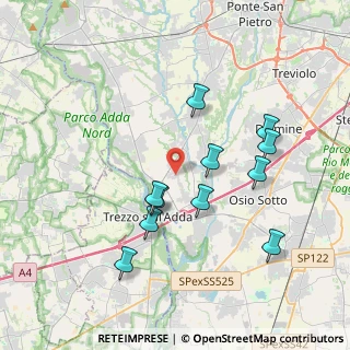 Mappa Via S. Fermo, 24042 Capriate San Gervasio BG, Italia (3.62818)