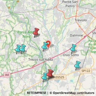 Mappa Via S. Fermo, 24042 Capriate San Gervasio BG, Italia (4.69273)