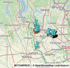 Mappa Malpensa Ovest, 21010 Ferno VA, Italia (12.7275)