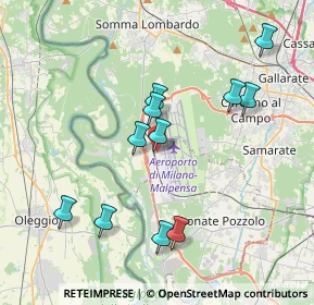Mappa Malpensa Ovest, 21010 Ferno VA, Italia (3.72091)