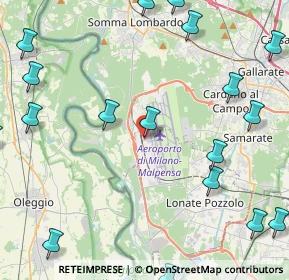 Mappa Malpensa Ovest, 21010 Ferno VA, Italia (6.4315)