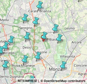 Mappa Via G. B. Vico, 20035 Lissone MB, Italia (6.021)