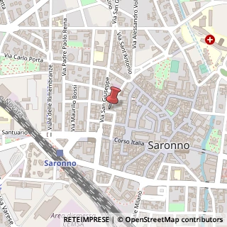 Mappa Via Solferino, 1, 21047 Saronno, Varese (Lombardia)