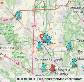 Mappa , 21047 Saronno VA, Italia (5.47909)