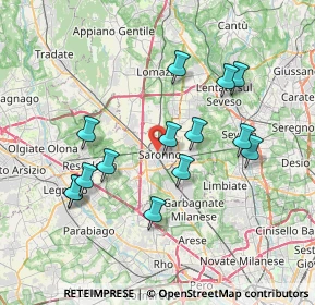 Mappa , 21047 Saronno VA, Italia (7.11143)