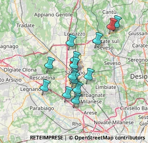 Mappa , 21047 Saronno VA, Italia (5.62857)
