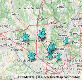Mappa , 21047 Saronno VA, Italia (5.89938)