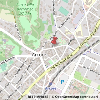 Mappa Via Filippo Corridoni, 1A, 20862 Arcore, Monza e Brianza (Lombardia)