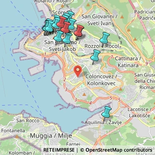 Mappa Via Marco Praga, 34146 Trieste TS, Italia (2.516)