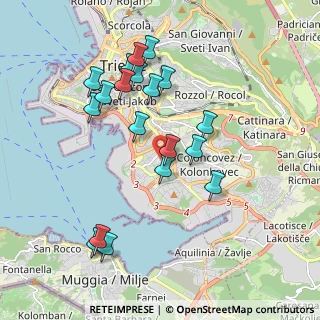 Mappa Via Marco Praga, 34146 Trieste TS, Italia (1.88737)
