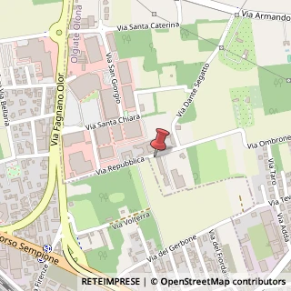 Mappa Via della Repubblica, 2, 21057 Olgiate Olona, Varese (Lombardia)