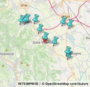 Mappa 36033 Vicenza VI, Italia (3.66273)