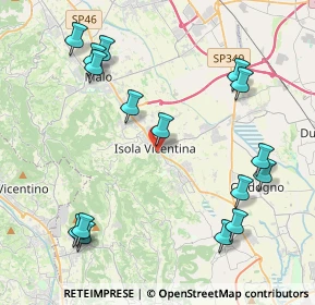 Mappa 36033 Vicenza VI, Italia (4.8675)