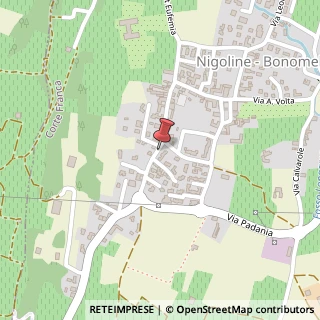 Mappa Via Villa, 1, 25040 Nigoline Bonomelli BS, Italia, 25040 Corte Franca, Brescia (Lombardia)