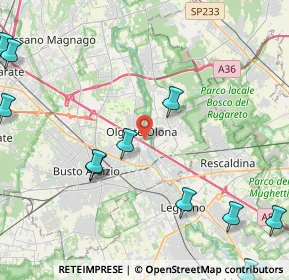 Mappa Via S. Genesio, 21057 Olgiate Olona VA, Italia (6.12)