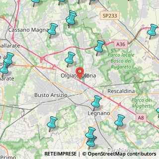 Mappa Via S. Genesio, 21057 Olgiate Olona VA, Italia (7.022)