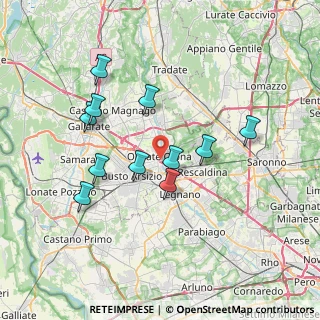Mappa Via S. Genesio, 21057 Olgiate Olona VA, Italia (6.71545)