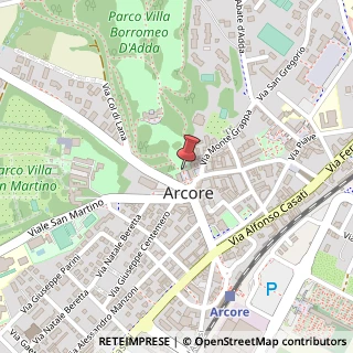 Mappa Largo Vela, 1, 20862 Arcore, Monza e Brianza (Lombardia)