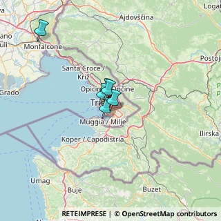 Mappa Via del Marcese, 34149 Trieste TS, Italia (40.37438)