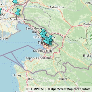 Mappa Via del Marcese, 34149 Trieste TS, Italia (15.43636)