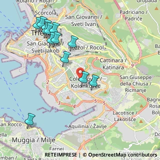 Mappa Via del Marcese, 34149 Trieste TS, Italia (2.36615)