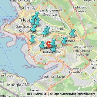 Mappa Via del Marcese, 34149 Trieste TS, Italia (1.49917)