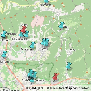 Mappa Via Don Stefano Borboni, 25050 Ome BS, Italia (2.7855)