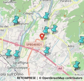Mappa Via Faletti, 25031 Capriolo BS, Italia (2.80583)