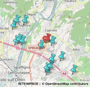 Mappa Via Faletti, 25031 Capriolo BS, Italia (2.12067)