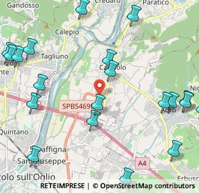 Mappa Via Faletti, 25031 Capriolo BS, Italia (2.8275)