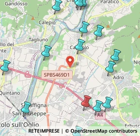 Mappa Via Faletti, 25031 Capriolo BS, Italia (2.977)