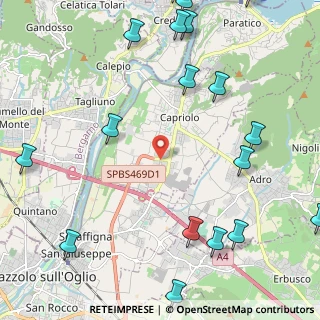 Mappa Via degli Abruzzi, 25031 Capriolo BS, Italia (3.2885)