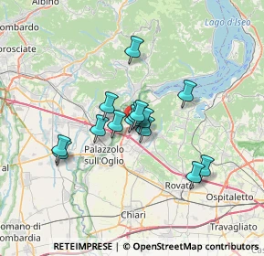 Mappa Via degli Abruzzi, 25031 Capriolo BS, Italia (4.95429)