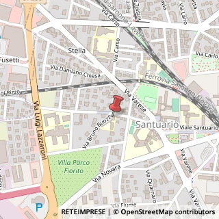 Mappa Via Mons. Attilio Castelli, 12, 21047 Saronno, Varese (Lombardia)