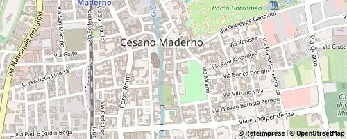 Mappa Cesano Maderno
