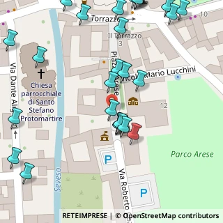 Mappa Piazza Arese, 20811 Cesano Maderno MB, Italia (0.08481)