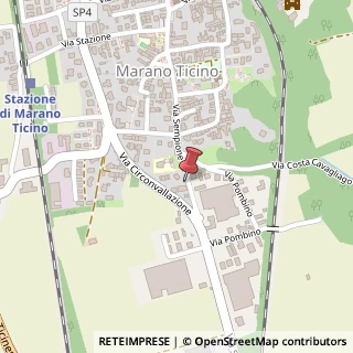 Mappa Via Sempione, 26, 28040 Marano Ticino, Novara (Piemonte)