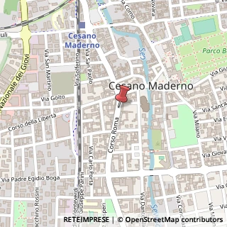 Mappa Corso Roma,  7, 20031 Cesano Maderno, Monza e Brianza (Lombardia)